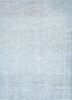 lacuna blue wool hand knotted Rug - HeadShot
