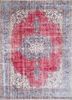 vintage red and orange wool hand knotted Rug - HeadShot vintage red and orange wool hand knotted Rug - HeadShot