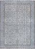 vintage blue wool hand knotted Rug - HeadShot