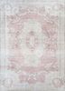 vintage pink and purple wool hand knotted Rug - HeadShot vintage pink and purple wool hand knotted Rug - HeadShot