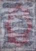 vintage grey and black wool hand knotted Rug - HeadShot vintage grey and black wool hand knotted Rug - HeadShot