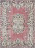 vintage red and orange wool hand knotted Rug - HeadShot vintage red and orange wool hand knotted Rug - HeadShot