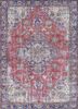 vintage red and orange wool hand knotted Rug - HeadShot vintage red and orange wool hand knotted Rug - HeadShot