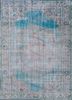 vintage blue wool hand knotted Rug - HeadShot vintage blue wool hand knotted Rug - HeadShot