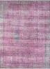 vintage pink and purple wool hand knotted Rug - HeadShot vintage pink and purple wool hand knotted Rug - HeadShot