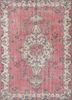 vintage red and orange wool hand knotted Rug - HeadShot vintage red and orange wool hand knotted Rug - HeadShot