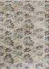 vintage beige and brown wool hand knotted Rug - HeadShot vintage beige and brown wool hand knotted Rug - HeadShot