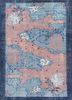 vintage blue wool hand knotted Rug - HeadShot vintage blue wool hand knotted Rug - HeadShot