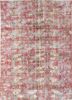 vintage red and orange wool hand knotted Rug - HeadShot vintage red and orange wool hand knotted Rug - HeadShot