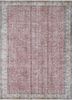 vintage red and orange wool hand knotted Rug - HeadShot vintage red and orange wool hand knotted Rug - HeadShot