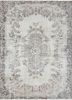 vintage beige and brown wool hand knotted Rug - HeadShot vintage beige and brown wool hand knotted Rug - HeadShot