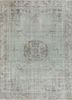 vintage green wool hand knotted Rug - HeadShot vintage green wool hand knotted Rug - HeadShot