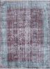 vintage pink and purple wool hand knotted Rug - HeadShot vintage pink and purple wool hand knotted Rug - HeadShot