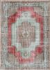 vintage green wool hand knotted Rug - HeadShot vintage green wool hand knotted Rug - HeadShot