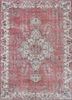 vintage red and orange wool hand knotted Rug - HeadShot vintage red and orange wool hand knotted Rug - HeadShot