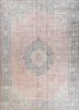 vintage red and orange wool hand knotted Rug - HeadShot vintage red and orange wool hand knotted Rug - HeadShot