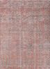 vintage red and orange wool hand knotted Rug - HeadShot vintage red and orange wool hand knotted Rug - HeadShot