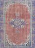 vintage multi wool hand knotted Rug - HeadShot