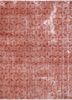 vintage red and orange wool hand knotted Rug - HeadShot vintage red and orange wool hand knotted Rug - HeadShot