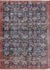 vintage blue wool hand knotted Rug - HeadShot vintage blue wool hand knotted Rug - HeadShot