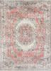 vintage red and orange wool hand knotted Rug - HeadShot vintage red and orange wool hand knotted Rug - HeadShot
