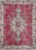 vintage red and orange wool hand knotted Rug - HeadShot vintage red and orange wool hand knotted Rug - HeadShot