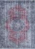 lacuna grey and black wool hand knotted Rug - HeadShot