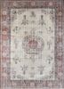 vintage beige and brown wool hand knotted Rug - HeadShot vintage beige and brown wool hand knotted Rug - HeadShot