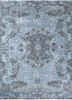 lacuna blue wool hand knotted Rug - HeadShot lacuna blue wool hand knotted Rug - HeadShot