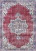 vintage red and orange wool hand knotted Rug - HeadShot vintage red and orange wool hand knotted Rug - HeadShot