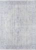 vintage pink and purple wool hand knotted Rug - HeadShot
