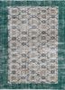 vintage green wool hand knotted Rug - HeadShot vintage green wool hand knotted Rug - HeadShot