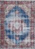vintage blue wool hand knotted Rug - HeadShot vintage blue wool hand knotted Rug - HeadShot