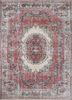 vintage red and orange wool hand knotted Rug - HeadShot vintage red and orange wool hand knotted Rug - HeadShot