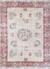 vintage beige and brown wool hand knotted Rug - HeadShot vintage beige and brown wool hand knotted Rug - HeadShot