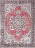 vintage red and orange wool hand knotted Rug - HeadShot vintage red and orange wool hand knotted Rug - HeadShot