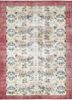 vintage red and orange wool hand knotted Rug - HeadShot vintage red and orange wool hand knotted Rug - HeadShot