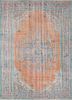 vintage red and orange wool hand knotted Rug - HeadShot vintage red and orange wool hand knotted Rug - HeadShot