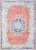 vintage multi wool hand knotted Rug - HeadShot