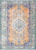 vintage multi wool hand knotted Rug - HeadShot