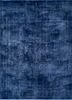 lacuna blue wool hand knotted Rug - HeadShot