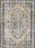 vintage beige and brown wool hand knotted Rug - HeadShot vintage beige and brown wool hand knotted Rug - HeadShot