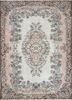 vintage red and orange wool hand knotted Rug - HeadShot vintage red and orange wool hand knotted Rug - HeadShot