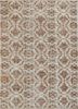 vintage beige and brown wool hand knotted Rug - HeadShot vintage beige and brown wool hand knotted Rug - HeadShot