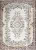 vintage beige and brown wool hand knotted Rug - HeadShot vintage beige and brown wool hand knotted Rug - HeadShot