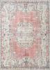 vintage red and orange wool hand knotted Rug - HeadShot vintage red and orange wool hand knotted Rug - HeadShot
