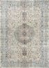 vintage blue wool hand knotted Rug - HeadShot vintage blue wool hand knotted Rug - HeadShot