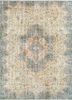 vintage blue wool hand knotted Rug - HeadShot vintage blue wool hand knotted Rug - HeadShot