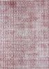 vintage red and orange wool hand knotted Rug - HeadShot