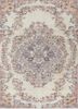 vintage beige and brown wool hand knotted Rug - HeadShot vintage beige and brown wool hand knotted Rug - HeadShot